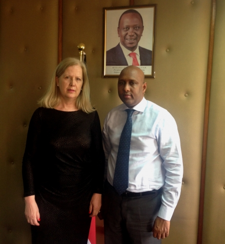 Vicky Pantazopoulou and Adan Abdulla Mohamed